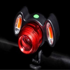 Night biking glare flashlight (Color: Red)